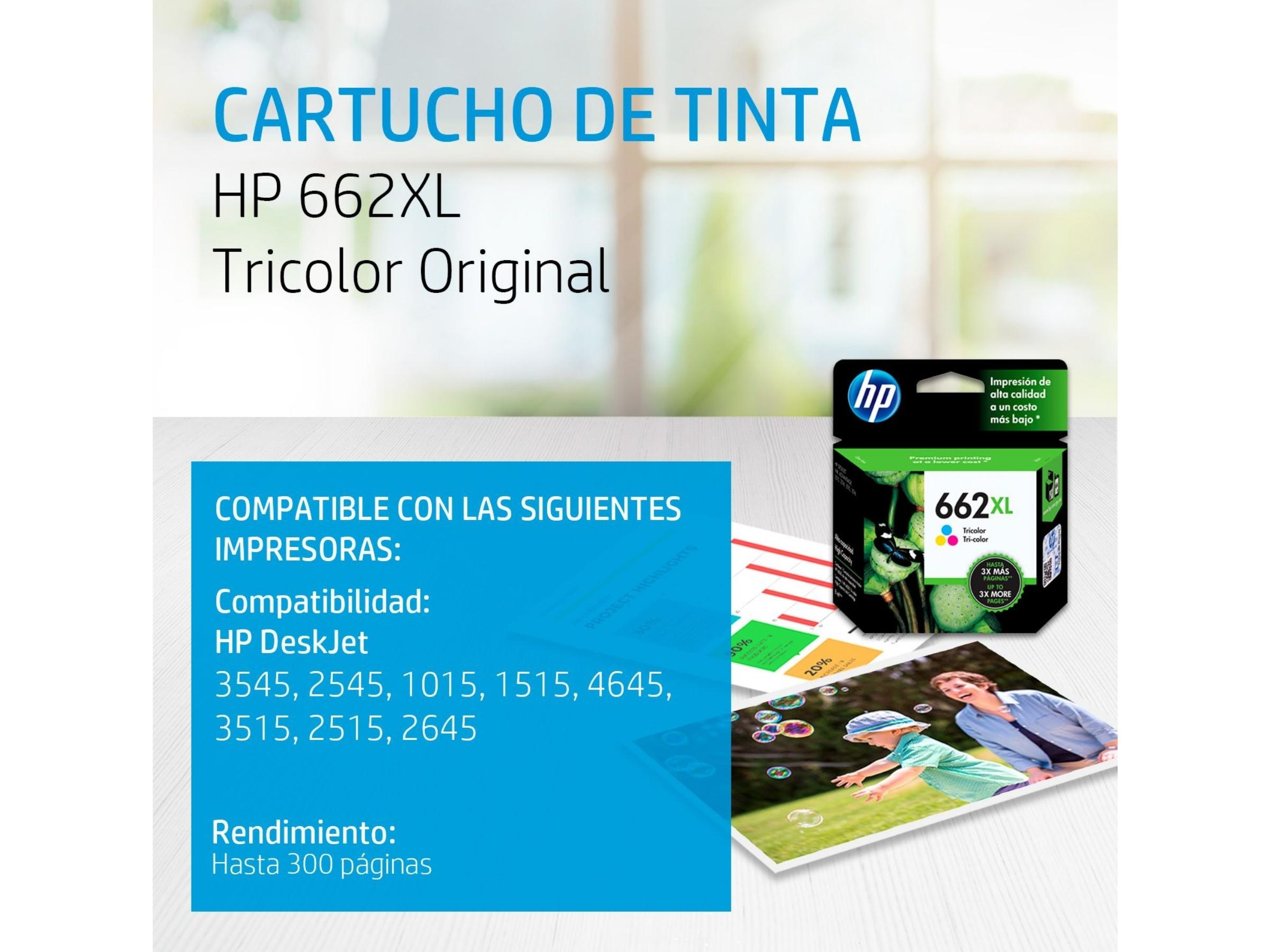 CARTUCHO DE TINTA HP 662XL TRICOLOR (CZ106AL) 2515/3515